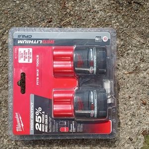 Millwaukee high output M12 batteries